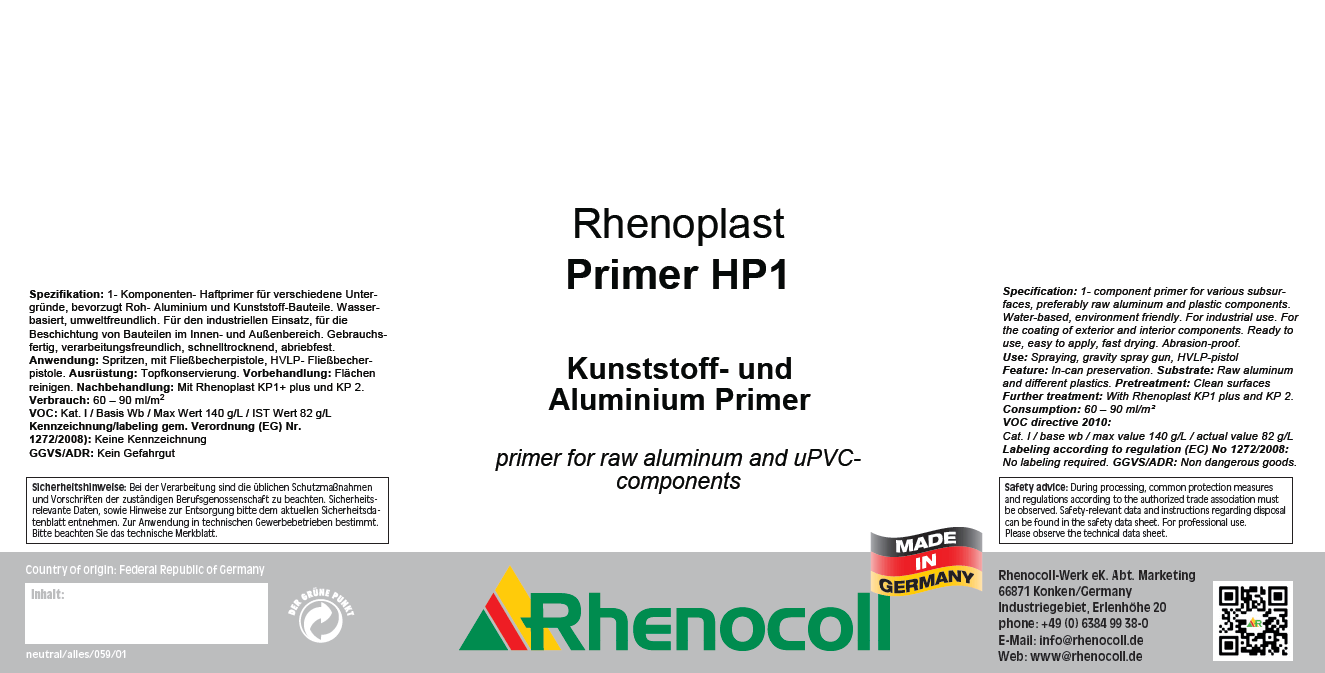 Rhenoplast Primer HP1